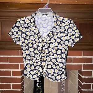 Floral Button-Up Shirt